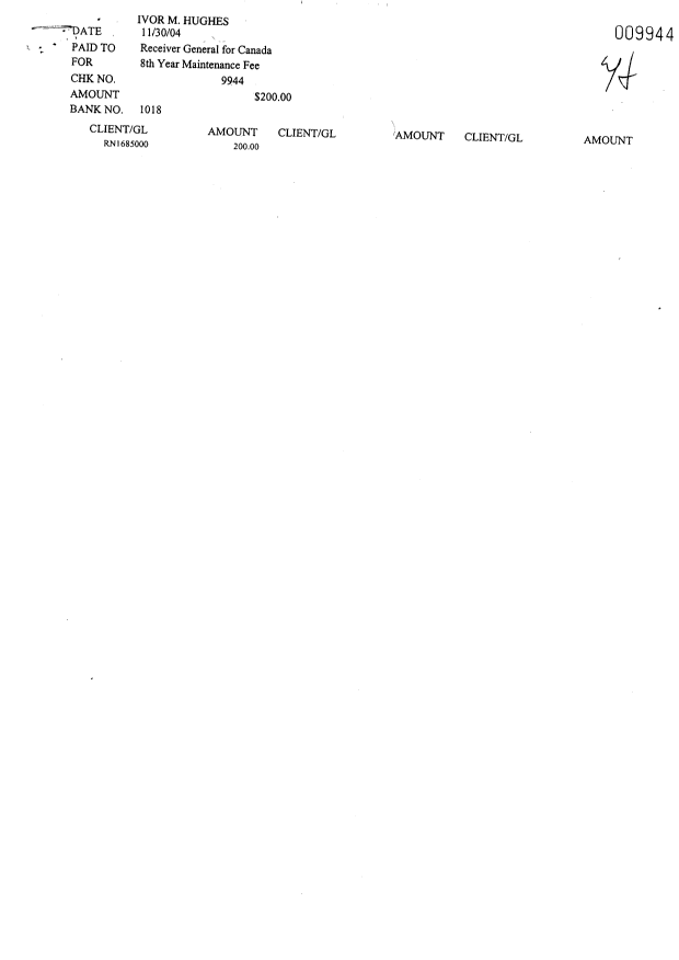 Document de brevet canadien 2242224. Taxes 20041224. Image 2 de 3