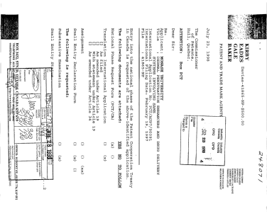 Document de brevet canadien 2244089. Cession 19980723. Image 1 de 6