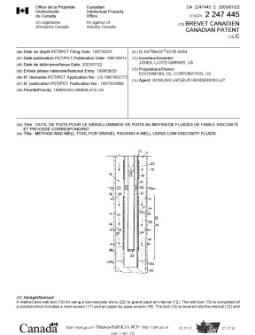 Canadian Patent Document 2247445. Cover Page 20030618. Image 1 of 2