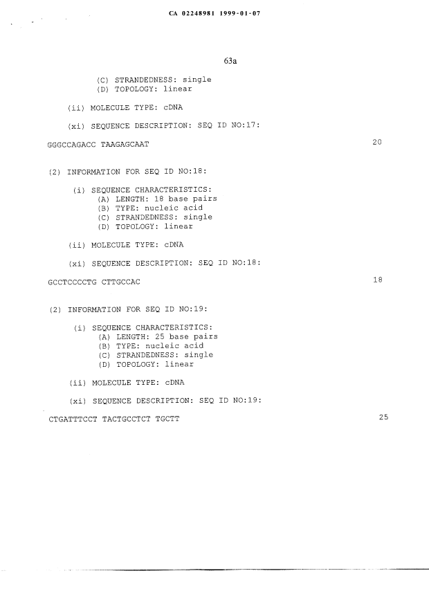 Canadian Patent Document 2248981. Correspondence 19990107. Image 9 of 9