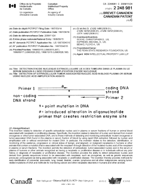 Document de brevet canadien 2248981. Page couverture 20091024. Image 1 de 1
