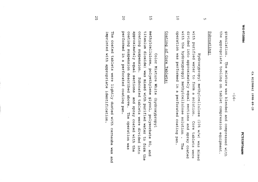 Document de brevet canadien 2250042. Description 20050404. Image 16 de 16