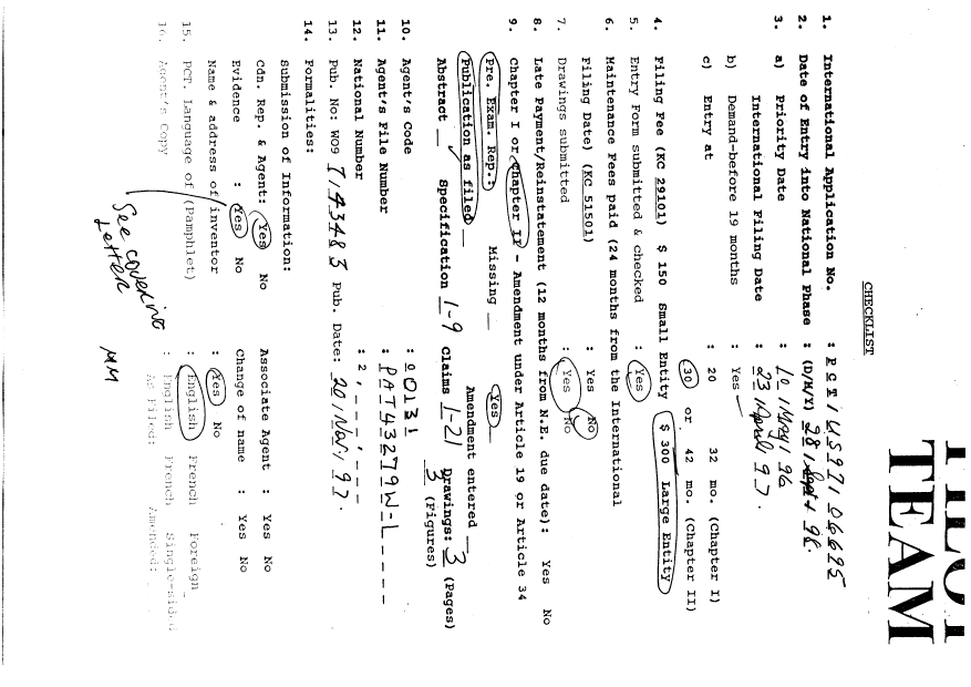 Canadian Patent Document 2250137. PCT 19980928. Image 1 of 7
