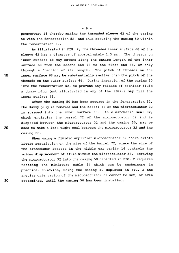 Canadian Patent Document 2250410. Prosecution-Amendment 20011212. Image 4 of 5