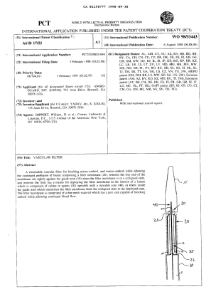 Document de brevet canadien 2250777. Abrégé 19980930. Image 1 de 1
