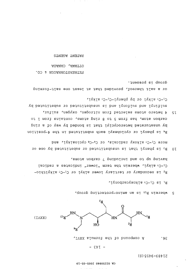 Document de brevet canadien 2250840. Revendications 20041201. Image 15 de 15