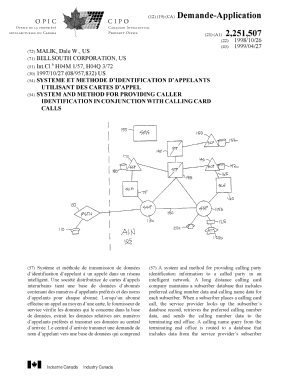 Document de brevet canadien 2251507. Page couverture 19990521. Image 1 de 2