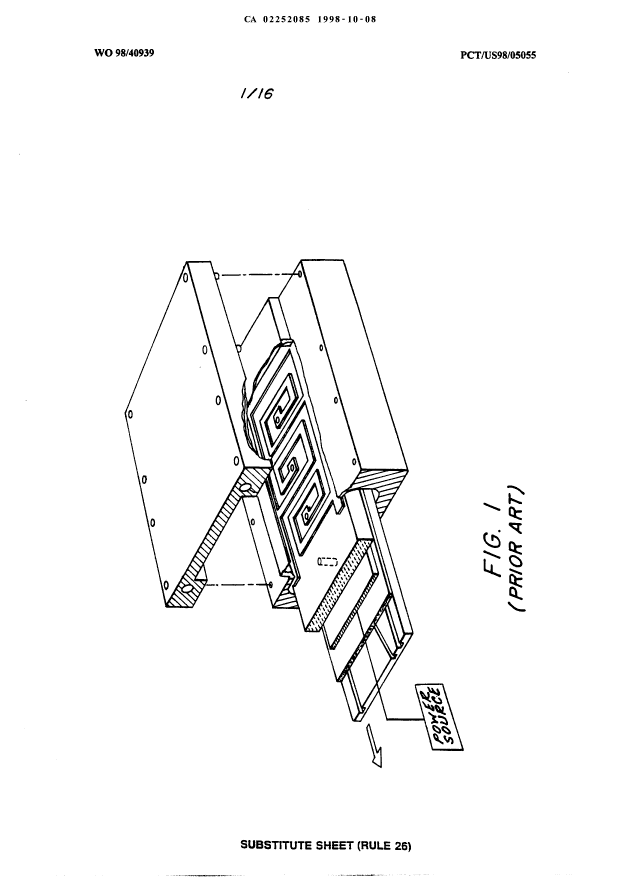 Canadian Patent Document 2252085. Drawings 19981008. Image 1 of 16