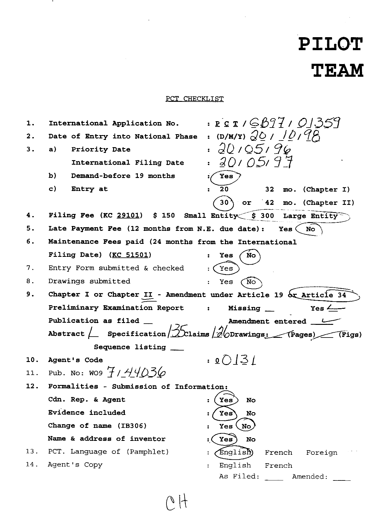 Document de brevet canadien 2252531. PCT 19971220. Image 1 de 17
