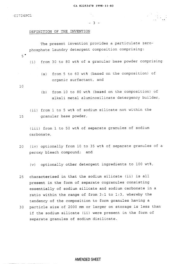 Canadian Patent Document 2253470. Description 19981103. Image 3 of 15