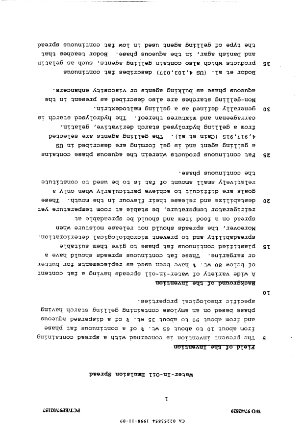Canadian Patent Document 2253854. Description 19981109. Image 1 of 21