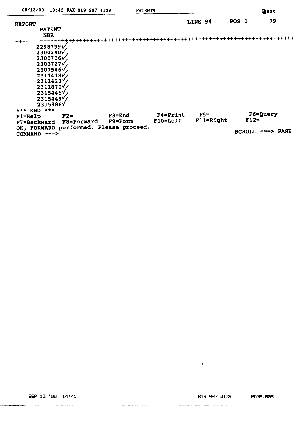 Canadian Patent Document 2255017. Correspondence 20000918. Image 8 of 8