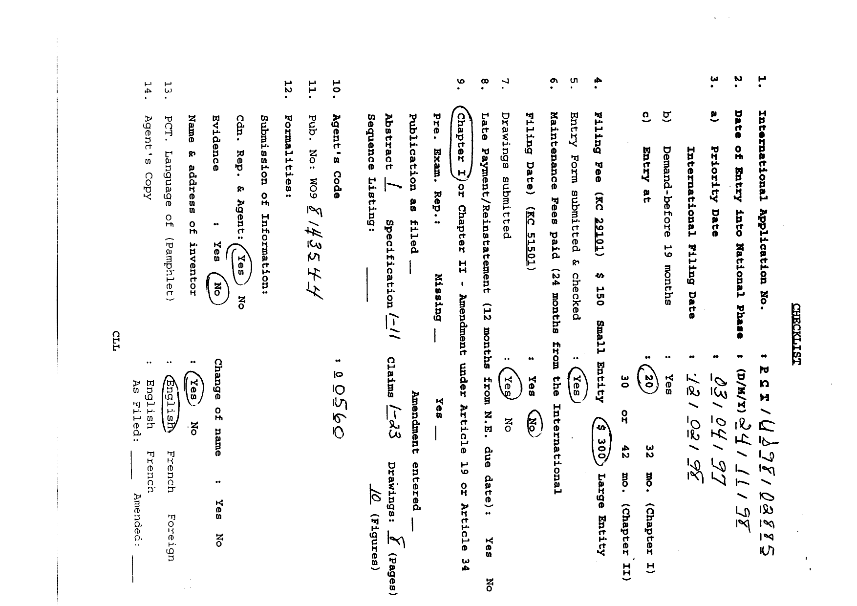 Document de brevet canadien 2255911. PCT 19971224. Image 1 de 3