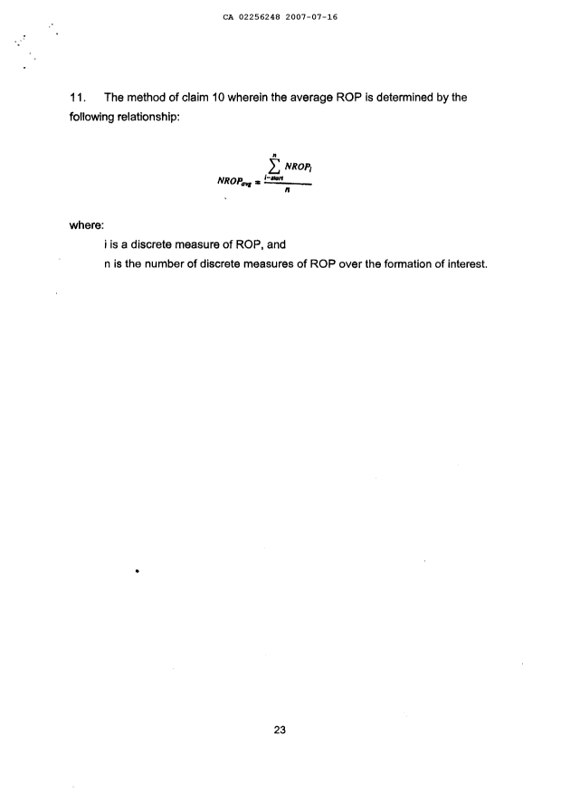 Canadian Patent Document 2256248. Claims 20070716. Image 4 of 4