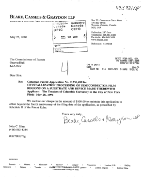 Canadian Patent Document 2256699. Fees 20000523. Image 1 of 1