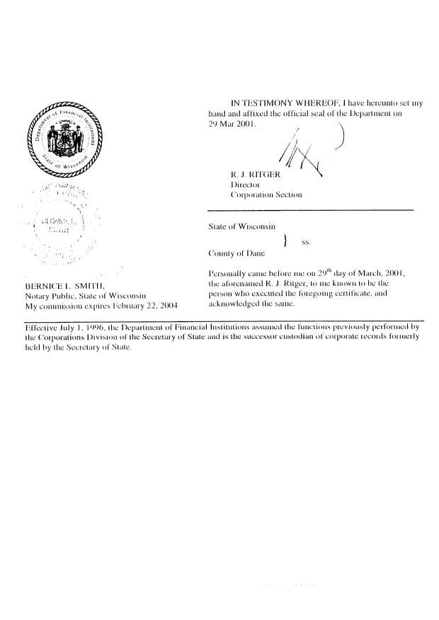 Document de brevet canadien 2256845. Cession 20010831. Image 4 de 4