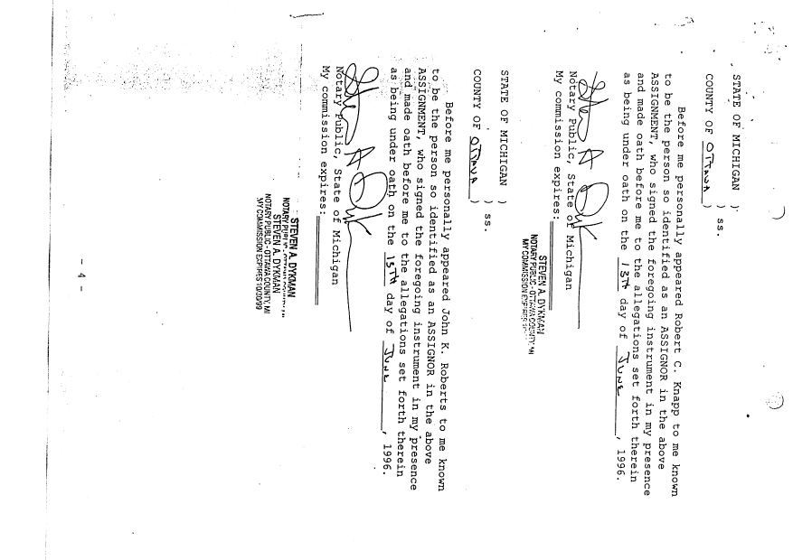 Canadian Patent Document 2258049. Assignment 19981211. Image 12 of 12