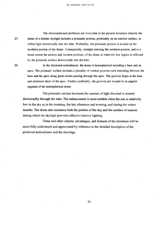 Canadian Patent Document 2259419. Description 20031205. Image 3 of 10