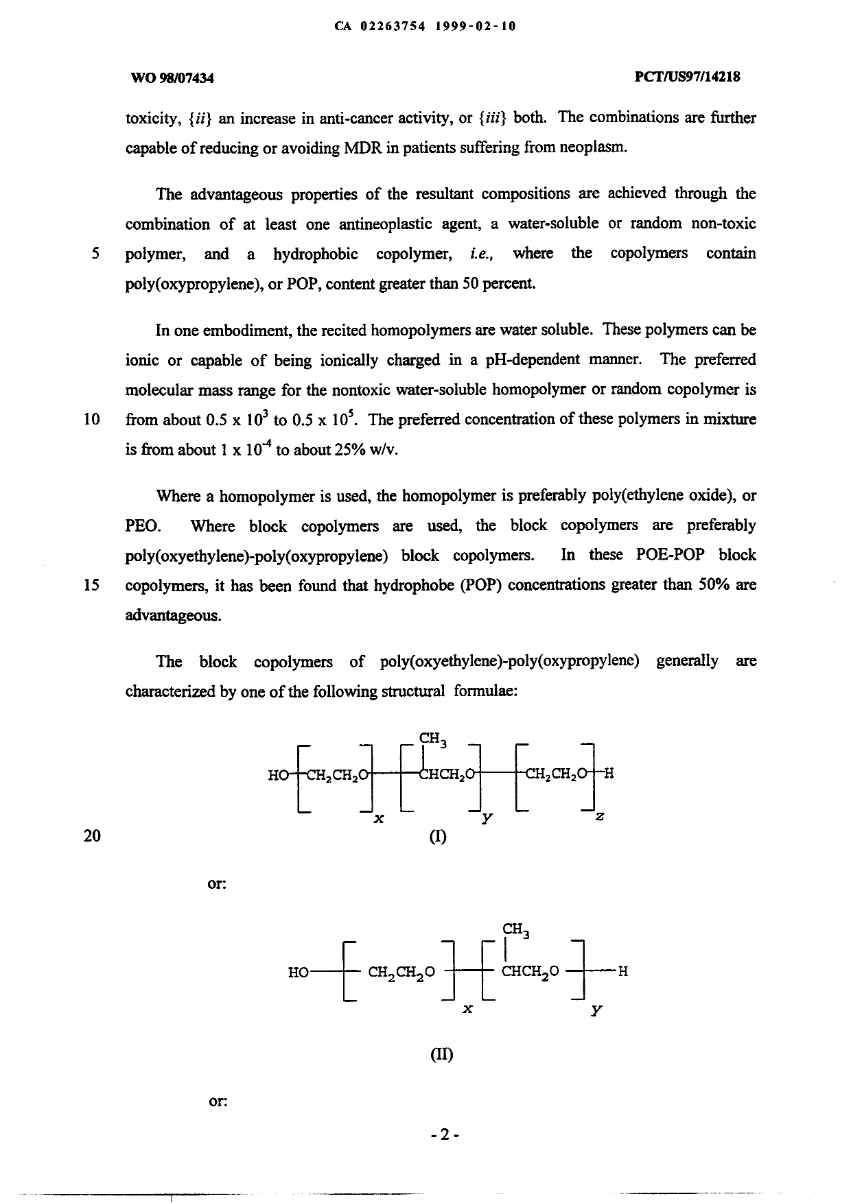 Canadian Patent Document 2263754. Description 19990210. Image 2 of 10