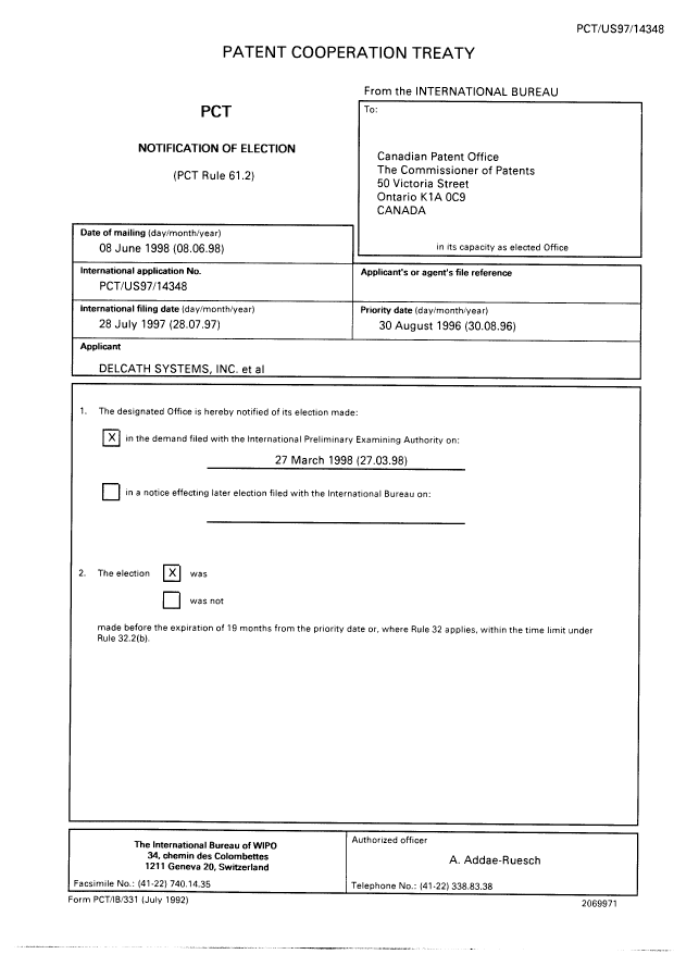 Document de brevet canadien 2264559. PCT 19990226. Image 2 de 7