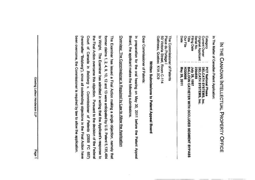 Document de brevet canadien 2264559. Poursuite-Amendment 20110526. Image 1 de 24