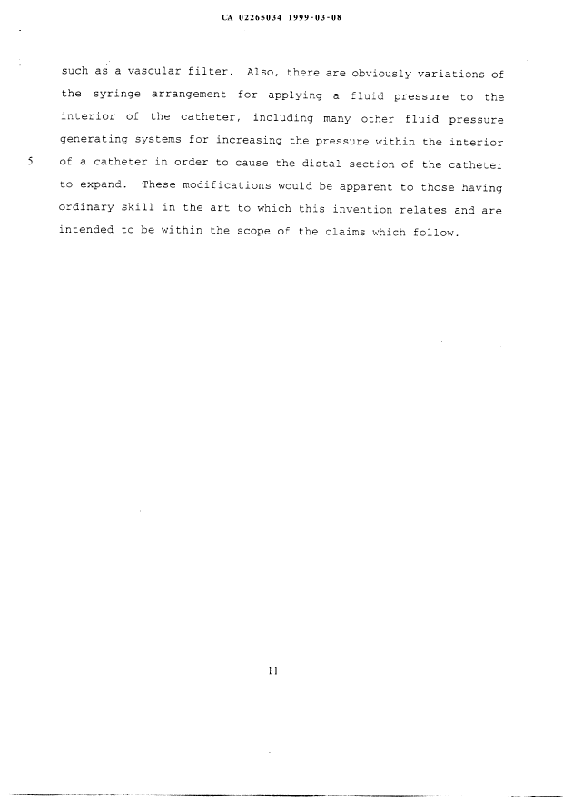 Document de brevet canadien 2265034. Description 19990308. Image 11 de 11