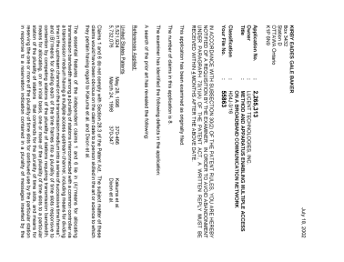 Canadian Patent Document 2265313. Prosecution-Amendment 20020718. Image 1 of 2