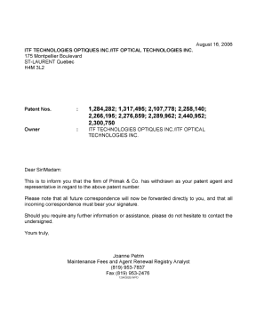 Document de brevet canadien 2266195. Correspondance 20060816. Image 1 de 1