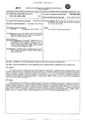 Document de brevet canadien 2266522. Abrégé 19990316. Image 1 de 1