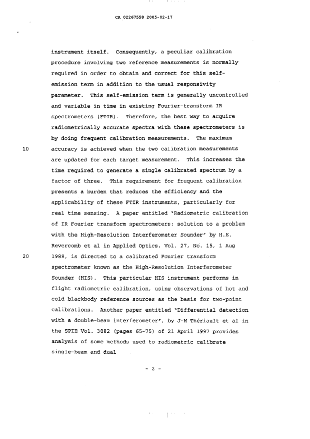 Canadian Patent Document 2267558. Prosecution-Amendment 20050217. Image 3 of 4