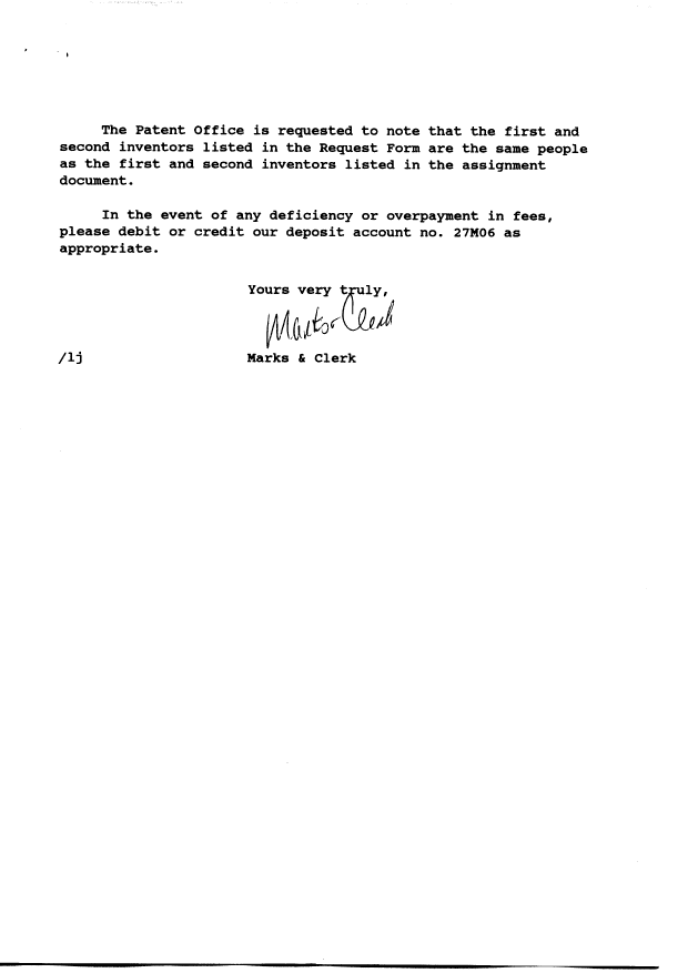 Document de brevet canadien 2269456. Cession 19990420. Image 2 de 10