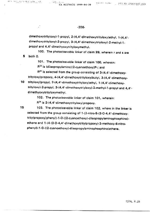 Document de brevet canadien 2270132. Revendications 19990430. Image 20 de 20