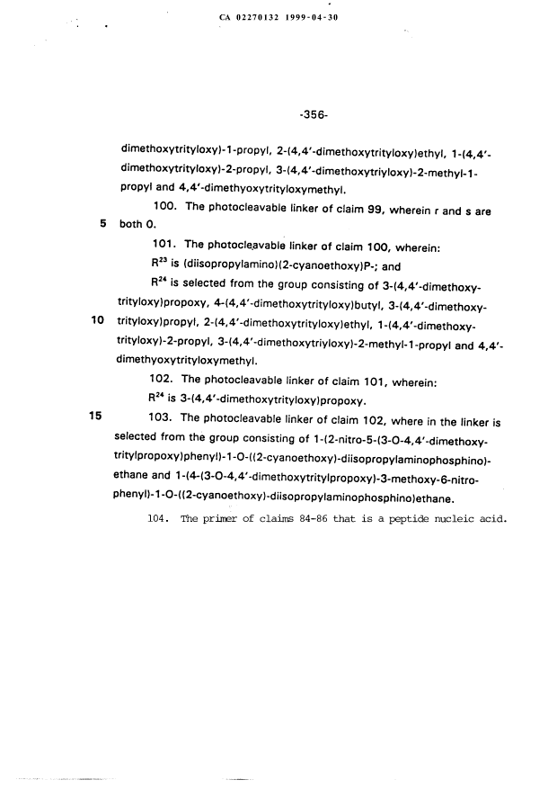 Document de brevet canadien 2270132. Revendications 19990501. Image 20 de 20