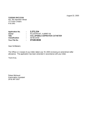 Document de brevet canadien 2272334. Poursuite-Amendment 20030822. Image 1 de 1