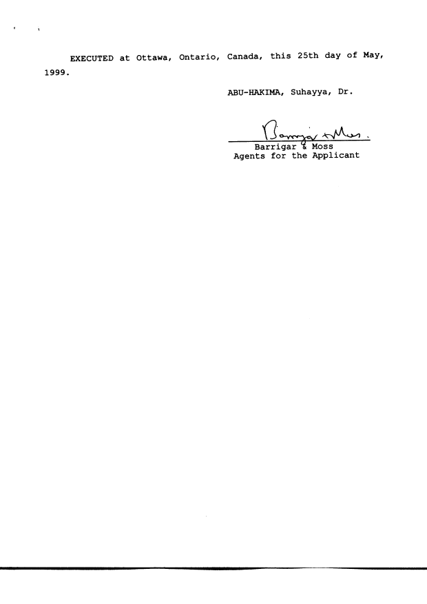 Document de brevet canadien 2272739. Cession 19990525. Image 3 de 3