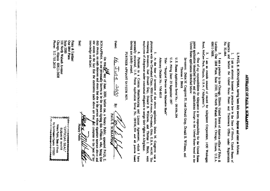 Document de brevet canadien 2272895. Correspondance 19991219. Image 2 de 2