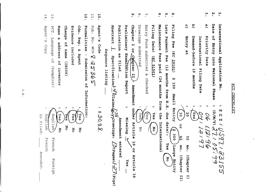 Document de brevet canadien 2273053. PCT 19990527. Image 1 de 4