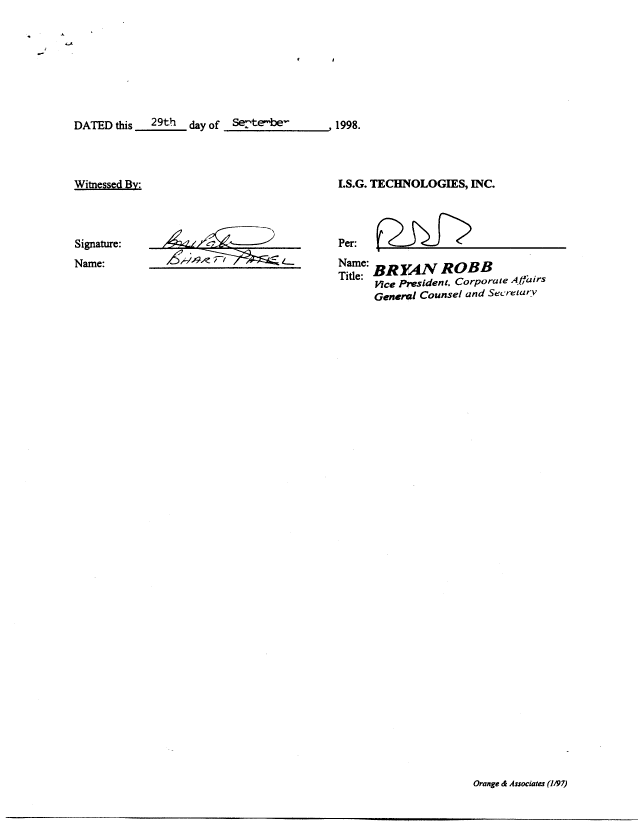 Document de brevet canadien 2273874. Cession 19990603. Image 5 de 5