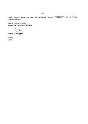Canadian Patent Document 2274032. Correspondence 20060529. Image 2 of 3