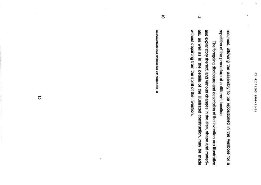 Canadian Patent Document 2274203. Description 20040917. Image 17 of 17