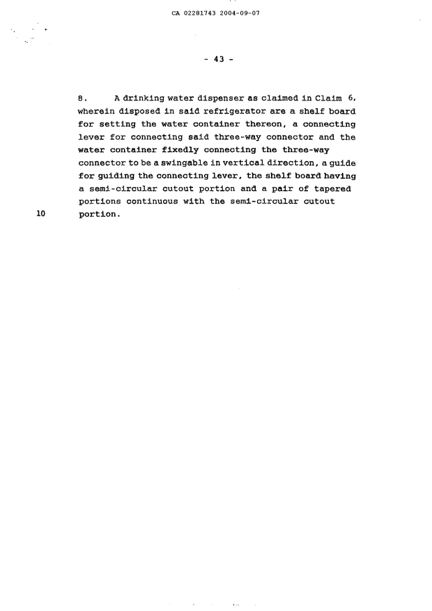 Document de brevet canadien 2281743. Revendications 20040907. Image 3 de 3