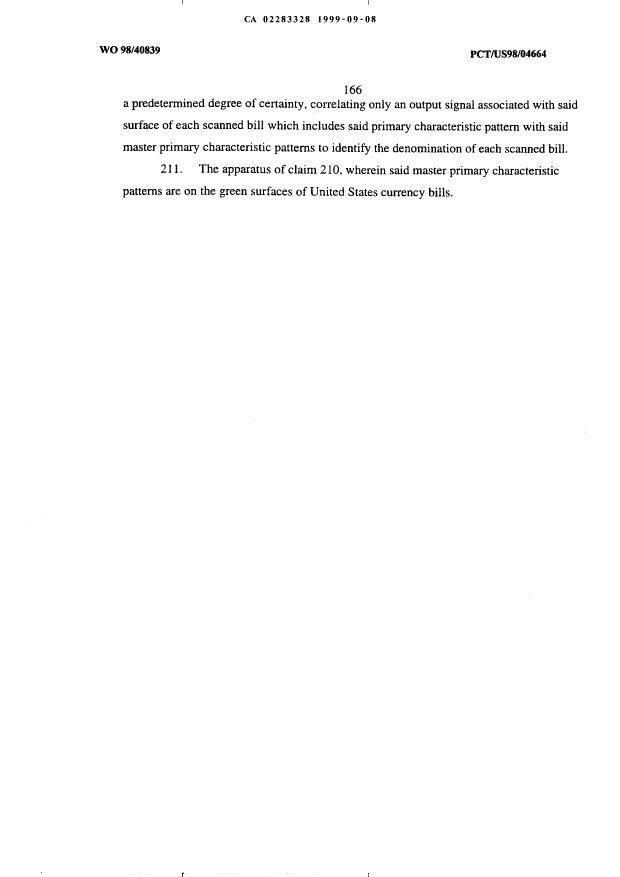 Document de brevet canadien 2283328. Revendications 19990908. Image 34 de 34