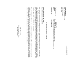 Canadian Patent Document 2283728. Correspondence 19991020. Image 1 of 1