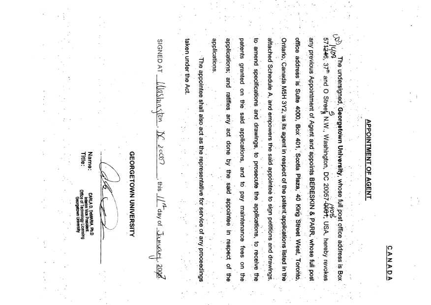 Canadian Patent Document 2284732. Correspondence 20061222. Image 2 of 3