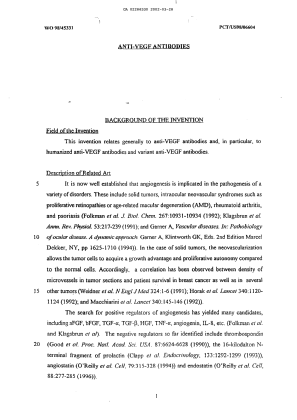 Canadian Patent Document 2286330. Description 20020328. Image 1 of 127