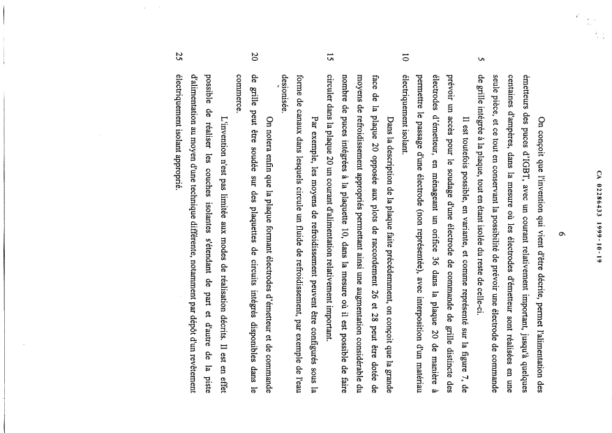 Canadian Patent Document 2286433. Description 20070717. Image 7 of 7
