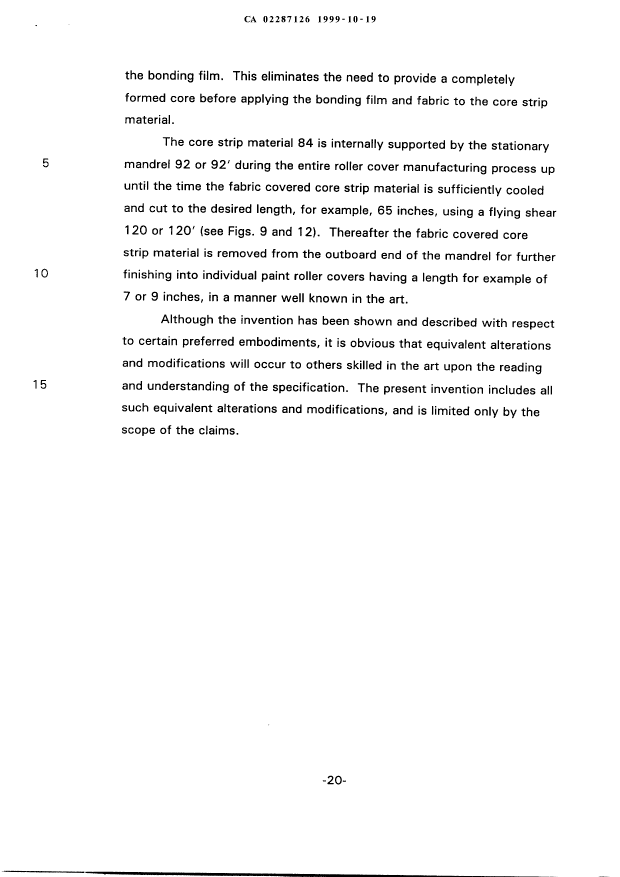 Document de brevet canadien 2287126. Description 20070209. Image 21 de 21