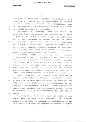 Canadian Patent Document 2288938. Description 19991101. Image 2 of 17