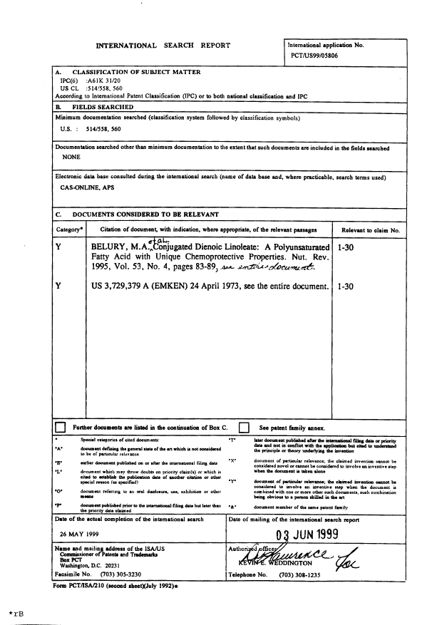 Document de brevet canadien 2289648. PCT 19991102. Image 2 de 2