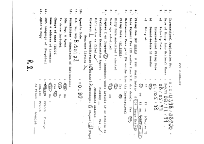 Document de brevet canadien 2289797. PCT 19991102. Image 1 de 6